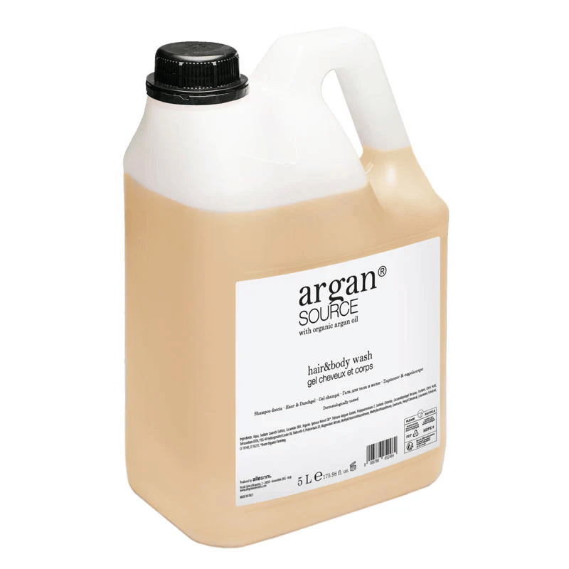 Bidon shampooing douche huile d'Argan